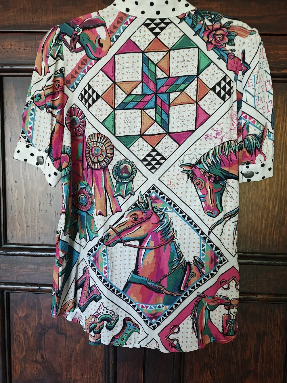 Double D Ranch Blouse Nwt - Picture 2 of 6